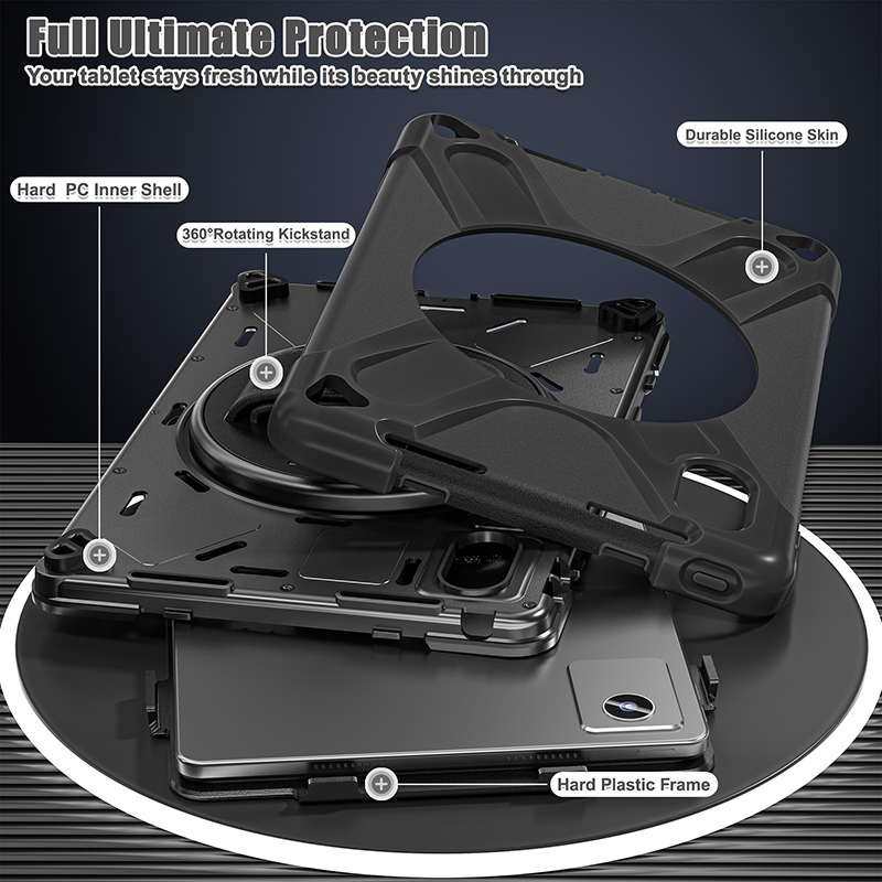 Silicone Shockproof Rugged Tablet case for iPad 11th/10th Generation 10.9 Inch Heavy Duty Cover With Shoulder Hand Strap Stand Silicone Shockproof Rugged Tablet case for iPad 11th/10th Generation 10.9 Inch Heavy Duty Cover With Shoulder Hand Strap Stand