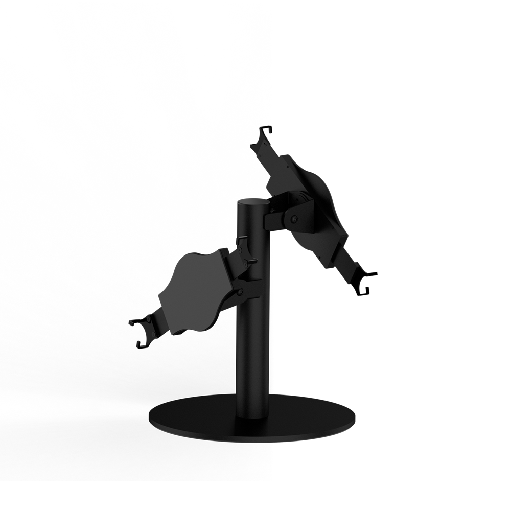 Universal Dual Tablet POS Stand Desktop Holder Dual Screen Tablet PC Stand for Checkout Counter Restaurant-TPS-5 | Peacemounts Universal Dual Tablet POS Stand Desktop Holder Dual Screen Tablet PC Stand for Checkout Counter Restaurant-TPS-5 | Peacemounts