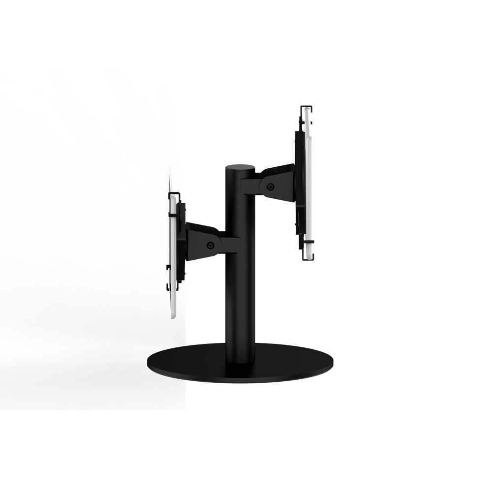 Universal Dual Tablet POS Stand Desktop Holder Dual Screen Tablet PC Stand for Checkout Counter Restaurant-TPS-5 | Peacemounts Universal Dual Tablet POS Stand Desktop Holder Dual Screen Tablet PC Stand for Checkout Counter Restaurant-TPS-5 | Peacemounts